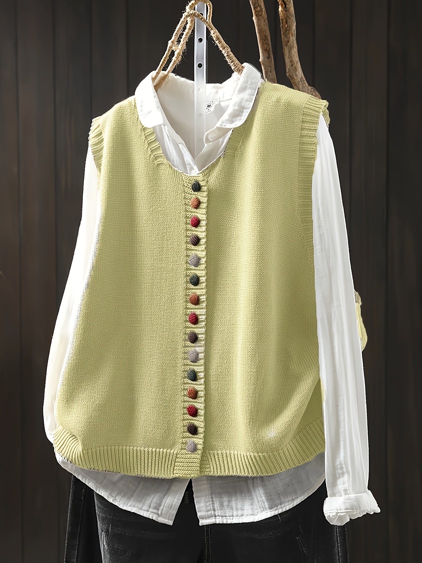 Sofia™ | Ærmeløs Strikket Vest