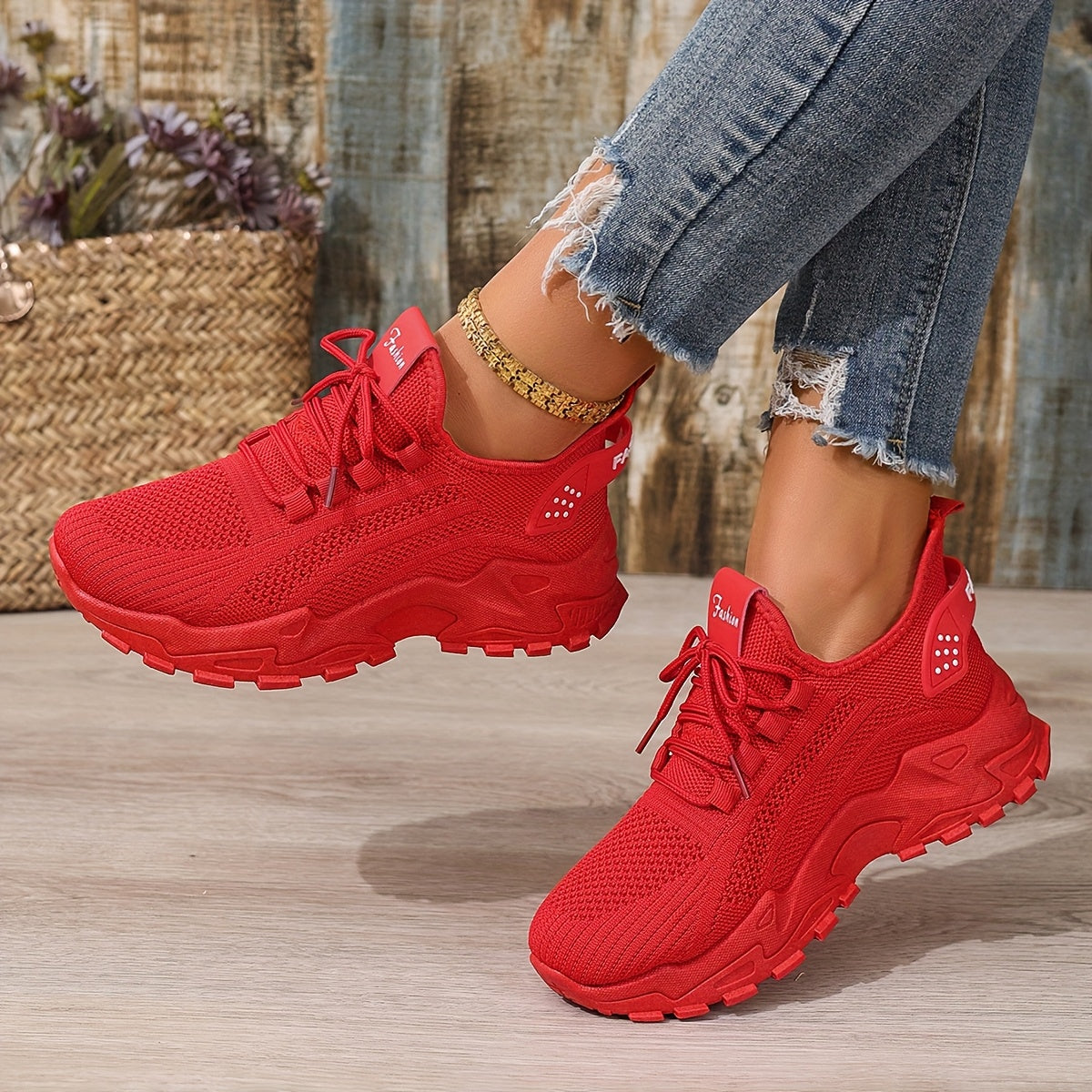 Monica™ | Letvægts mesh-sneakers