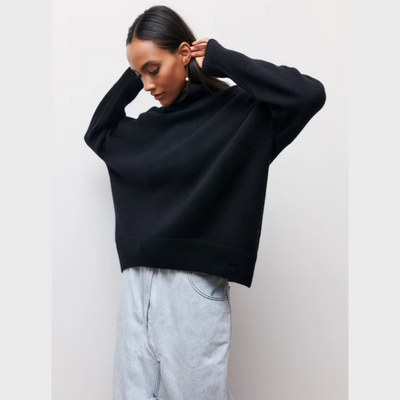 Ella™ | Lun højhalset sweater