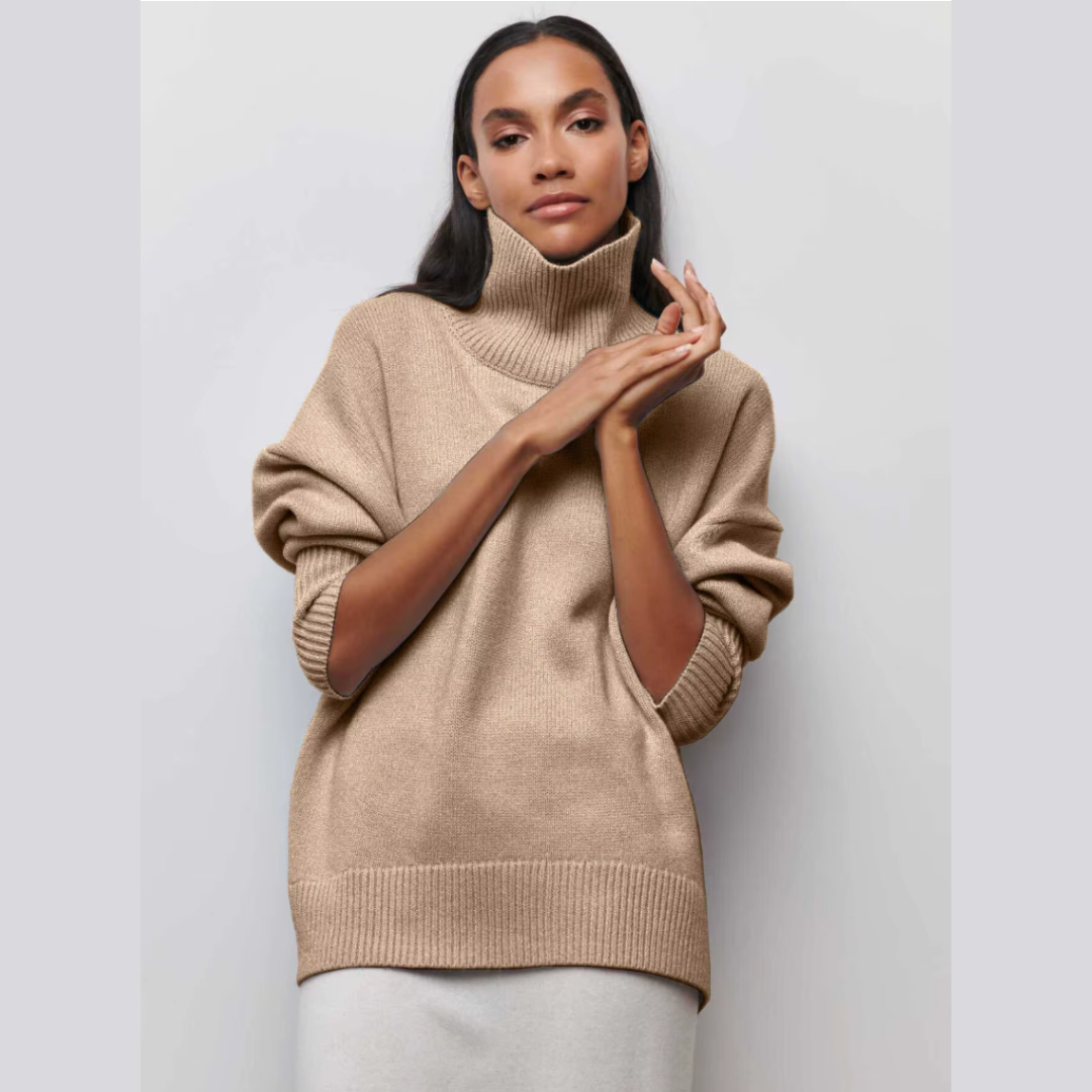 Ella™ | Lun højhalset sweater