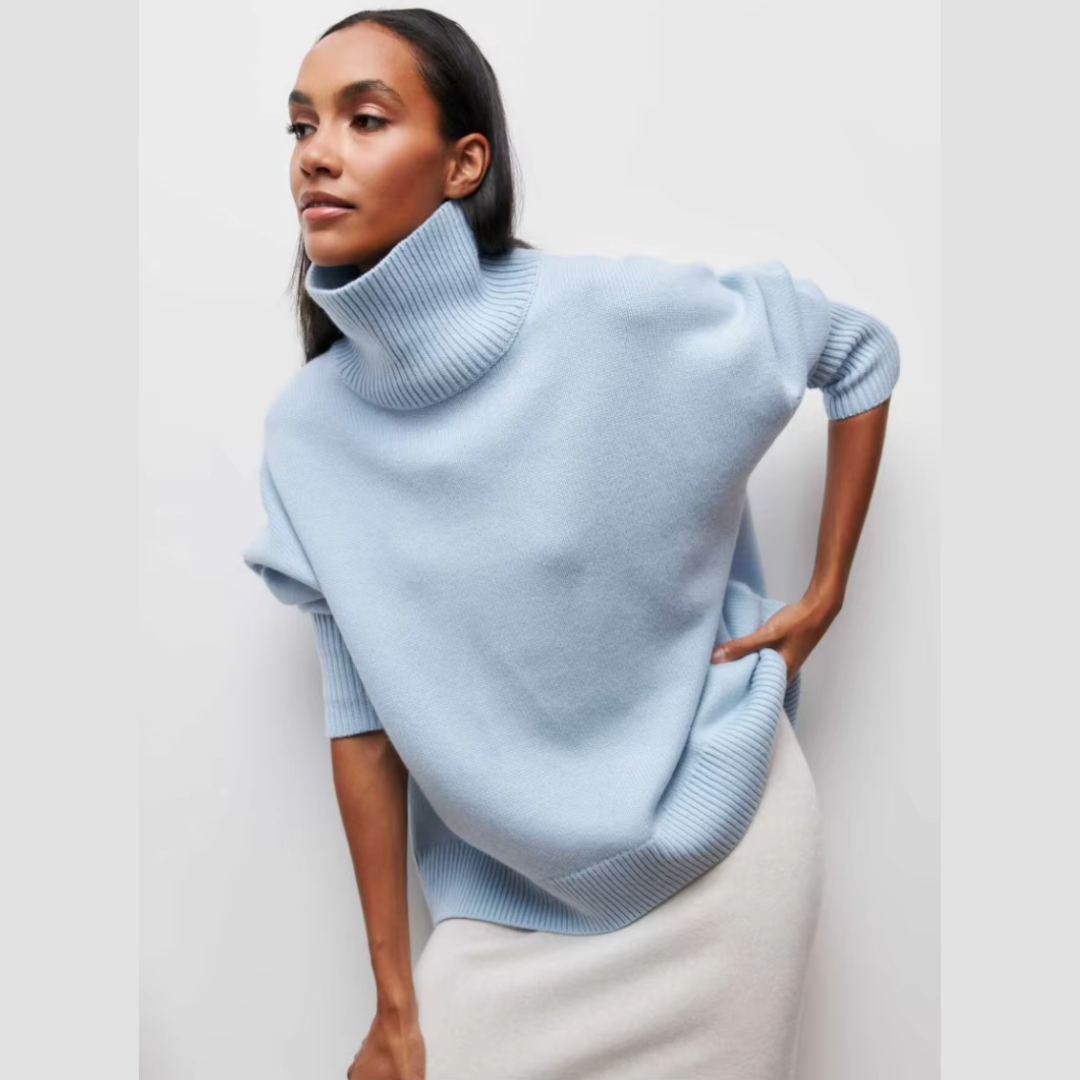 Ella™ | Lun højhalset sweater