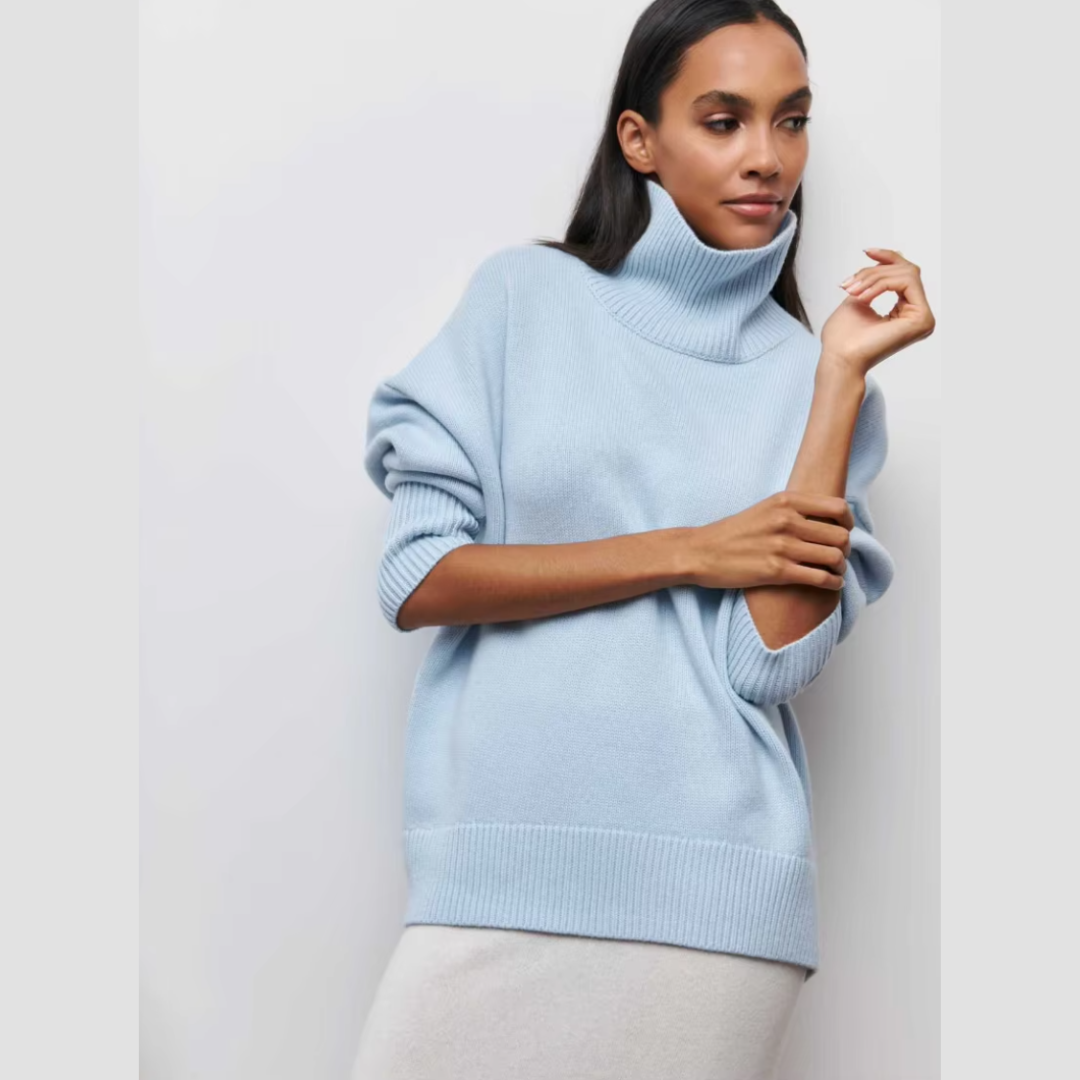 Ella™ | Lun højhalset sweater