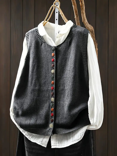 Sofia™ | Ærmeløs Strikket Vest