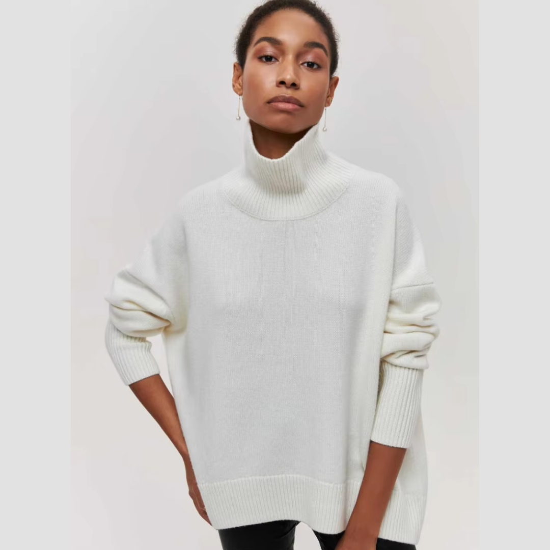 Ella™ | Lun højhalset sweater
