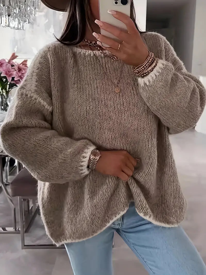 Usalda - Langærmet Strikket Sweater