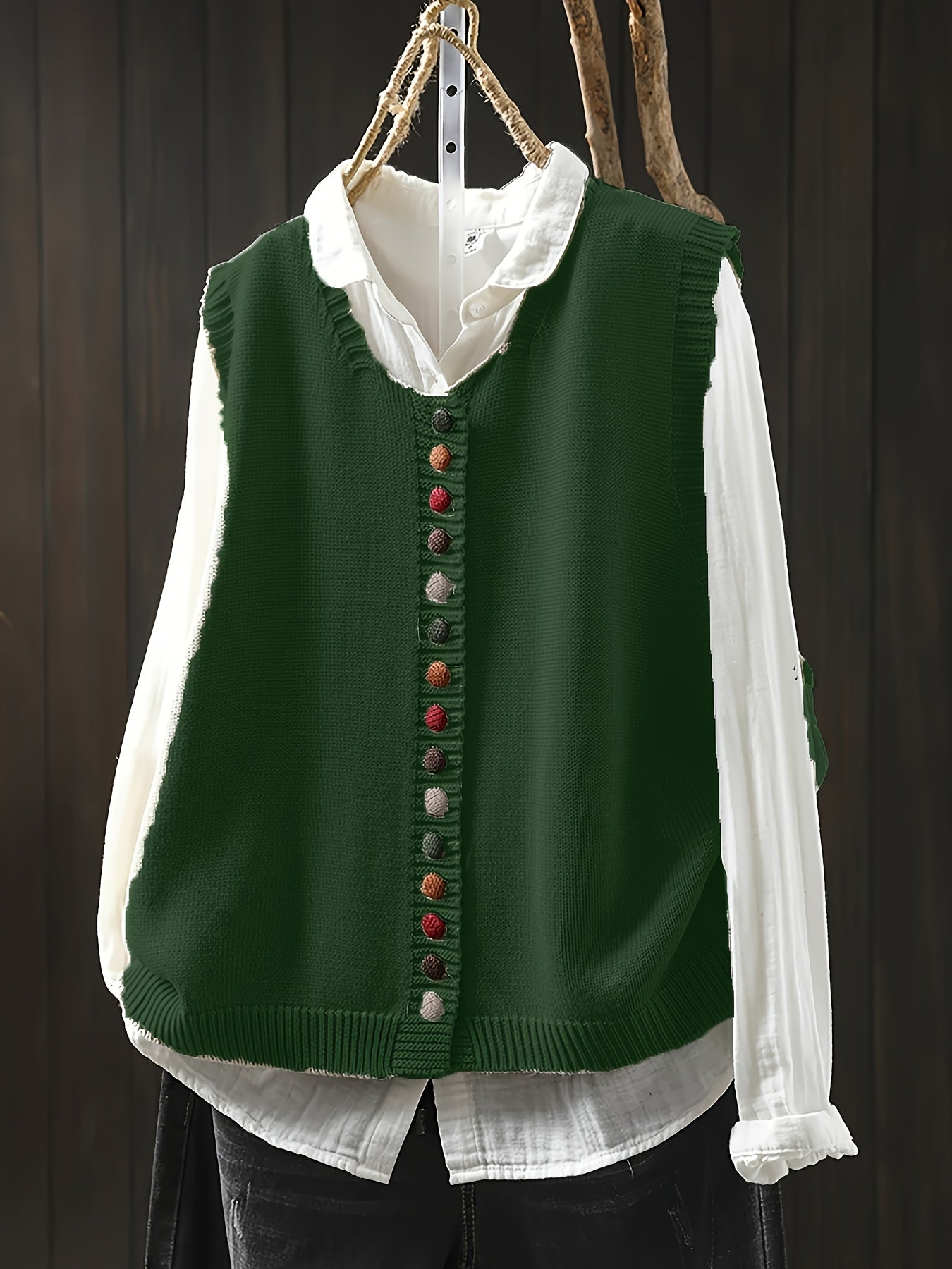 Sofia™ | Ærmeløs Strikket Vest