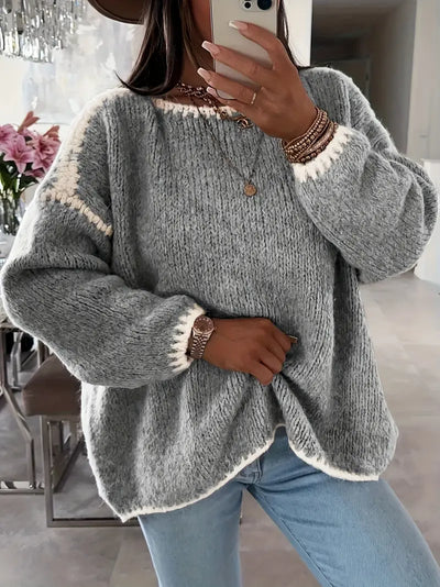 Usalda - Langærmet Strikket Sweater