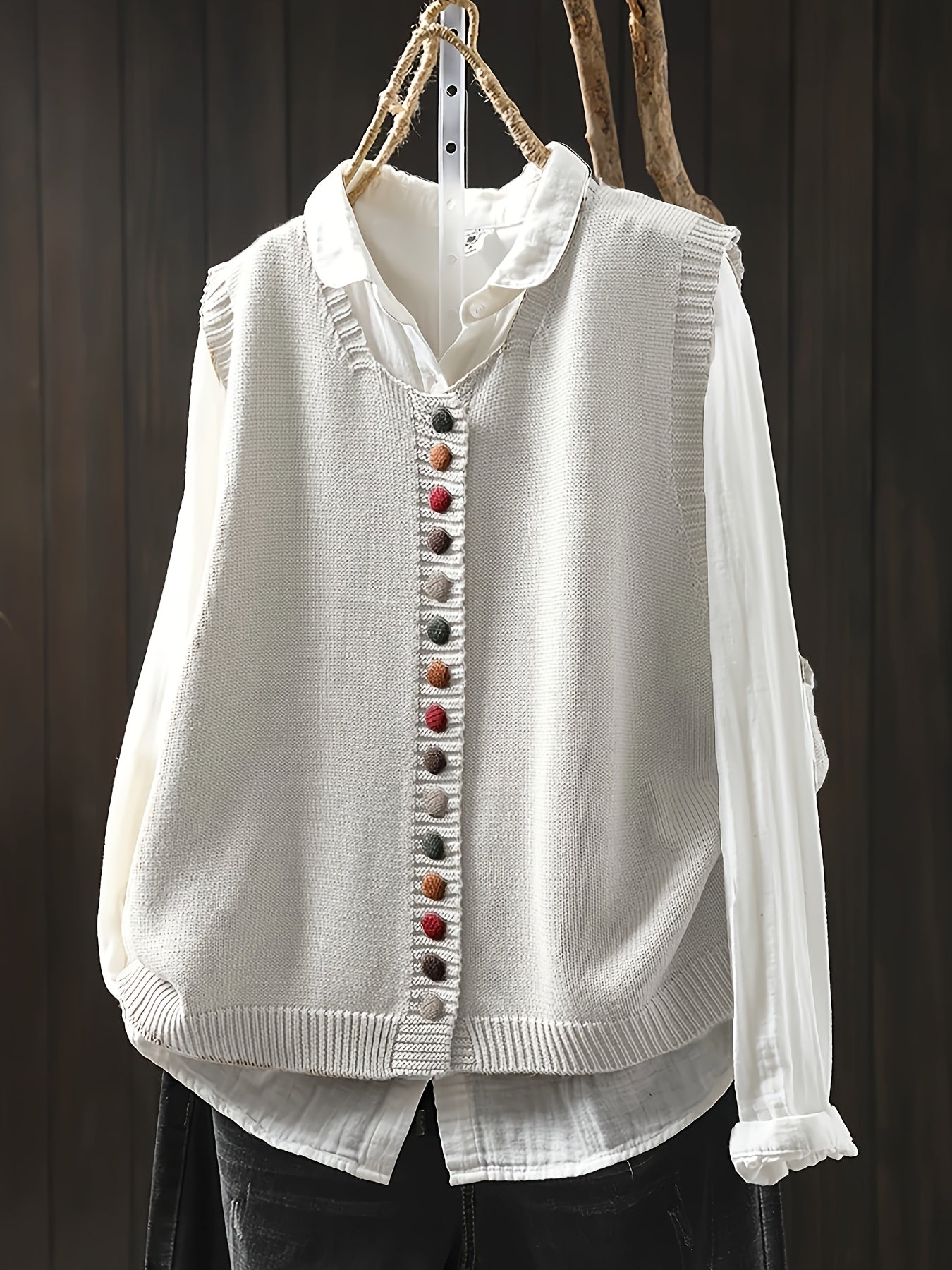 Sofia™ | Ærmeløs Strikket Vest