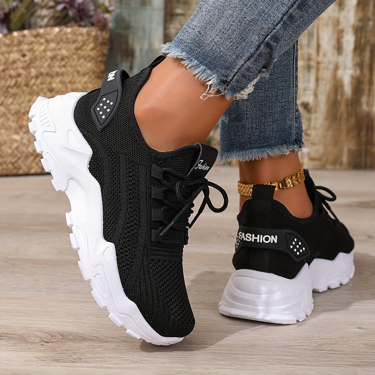 Monica™ | Letvægts mesh-sneakers