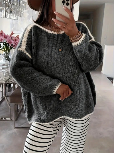 Usalda - Langærmet Strikket Sweater