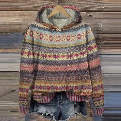 Sofia™ | Tidløs Mønster Hoodie