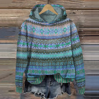Sofia™ | Tidløs Mønster Hoodie