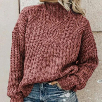 Sofia™ | Stilfuld Og Behagelig Kabelstrikket Sweater
