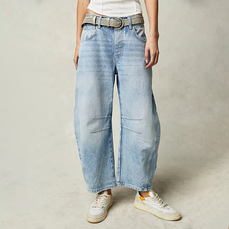 Sofia™ | Casual Og Behagelige Jeans Med Vide Ben