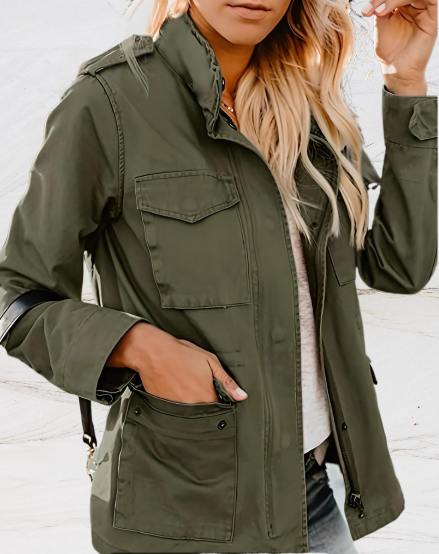 Sofia™ | Stilfuld Casual Utility Jakke