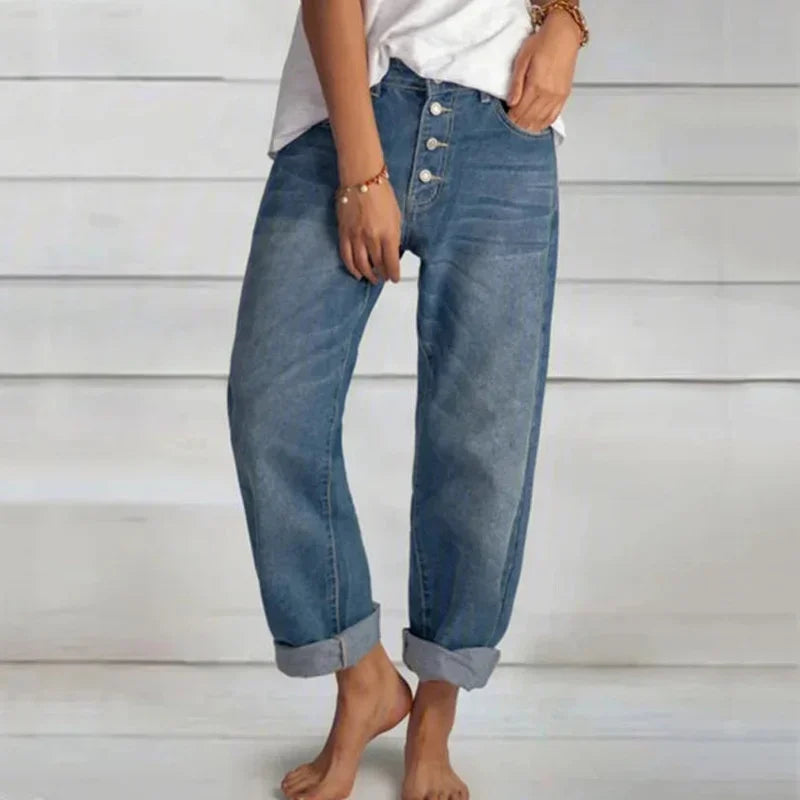 Sofia™ | Stilfulde jeans med løs pasform og høj talje