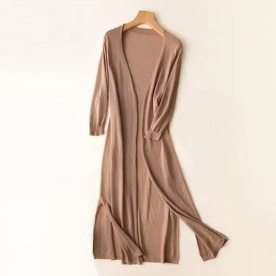 Sofia™ | Stilfuld Behagelig Lang Cardigan