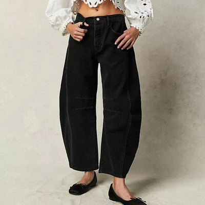 Sofia™ | Casual Og Behagelige Jeans Med Vide Ben