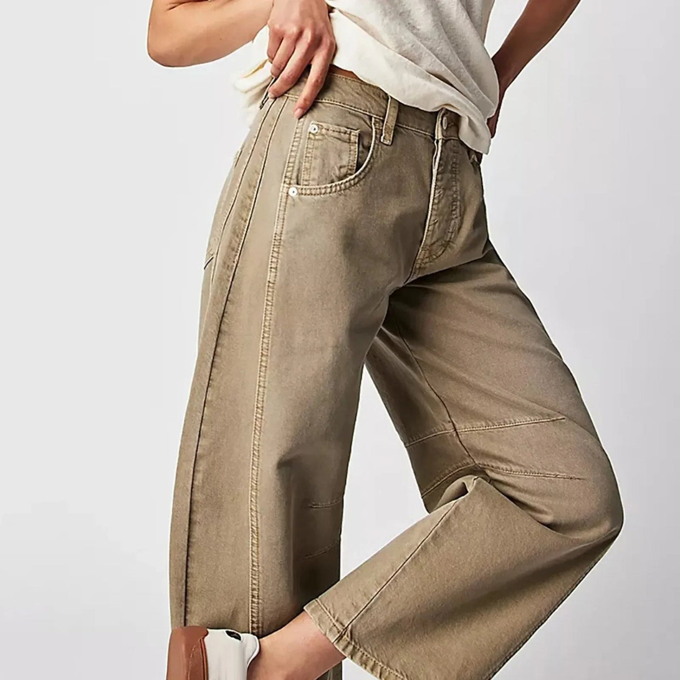 Sofia™ | Casual Og Behagelige Jeans Med Vide Ben