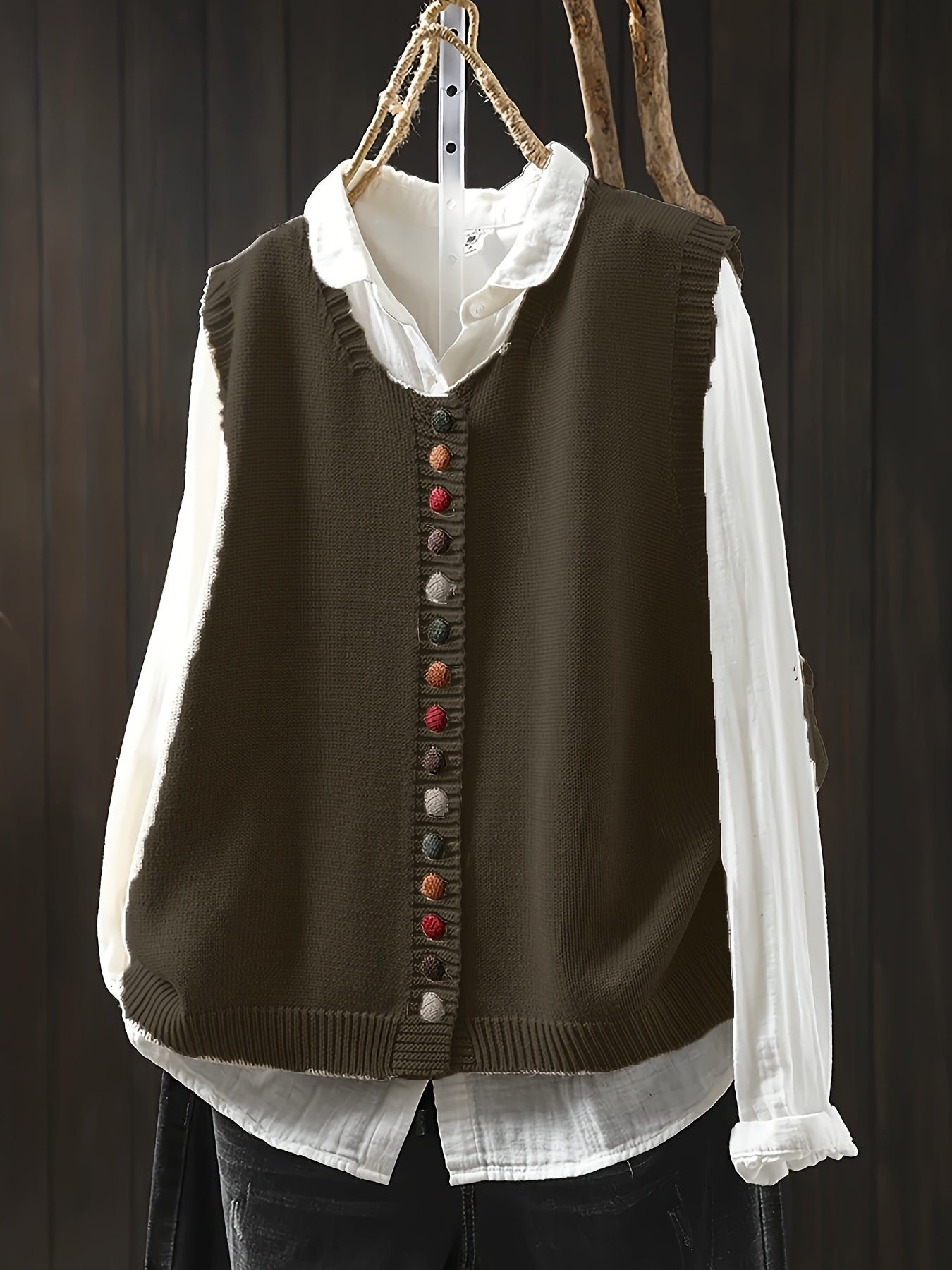 Sofia™ | Ærmeløs Strikket Vest