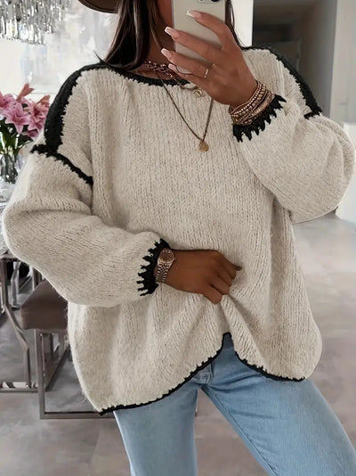Usalda - Langærmet Strikket Sweater