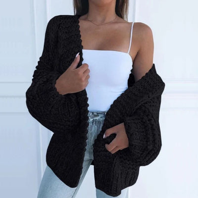 Sofia™ | Oversize Strikvest til Hygge