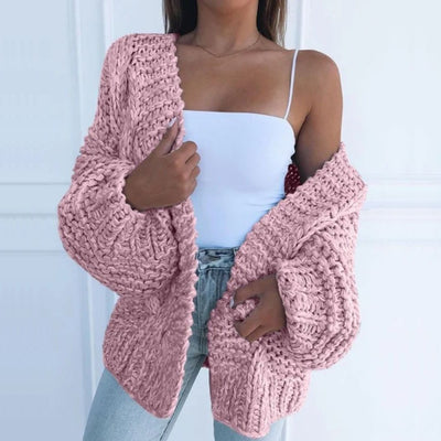 Sofia™ | Oversize Strikvest til Hygge