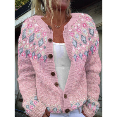 Sofia™ | Let cardigan med legende print